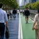 In South Korea, special lanes for slow walkers are being