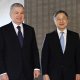 Ўзбекистон президенти Шавкат Мирзиёев Япония императори