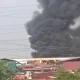Today, April 29, a fire broke out in one of the warehouses