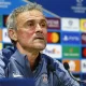 Luis Enrique, head coach of PSG, made a light humorous