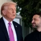 Ukrainian President Volodymyr Zelensky did not get the