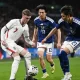 The Japan national football team secured a narrow victory