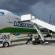 The international departure schedule from Tashkent Airport