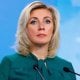 Russian Foreign Ministry spokesperson Maria Zakharova
