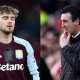 Aston Villa Cheftrainer Unai Emery hat sich für die