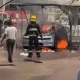 This morning, a fire occurred in a Zeekr 001 electric