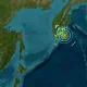 High seismic activity was observed near the Kamchatka