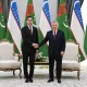 Ўзбекистон президенти Шавкат Мирзиёев ва Туркманистон