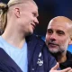 Manchester City baş antrenörü Pep Guardiola, Erling