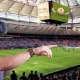 In the near future, football fans, even at home, may feel