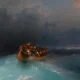 Ivan Aivazovsky's 1887 painting The Survivors was