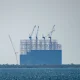 SpaceX is actively continuing the construction of giant