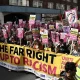 In the capital of Great Britain, London, a mass protest