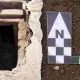 İtalya'nın Manduria şehrinde bir kanalizasyon sistemi