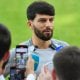 Der Spieler der usbekischen Nationalmannschaft, Jaloliddin