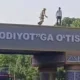 An incident involving a 19-year-old man attempting to jump