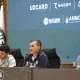 Une conférence de presse avec l'entraîneur de