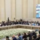 President Shavkat Mirziyoyev, during a meeting with