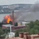 According to Russian officials, a long-range drone attack