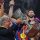 Barcelona president Joan Laporta shared his impressions of