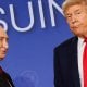 АҚШ президенти Доналд Трамп Россия раҳбари Владимир