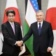 Özbekistan Cumhurbaşkanı Şevket Mirziyoyev, Tokyo'ya