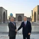 King of Jordan Abdullah II ibn Al-Hussein, accompanied by