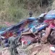 A road tragedy in the southern region of Sri Lanka has