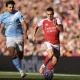 The fierce clash between Arsenal and Manchester City in