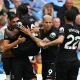 In the match between "Manchester City" and