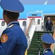 President of Uzbekistan Shavkat Mirziyoyev arrived in Baku