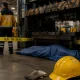 A tragic incident occurred in an industrial zone in the