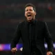Atletico Madrid head coach Diego Simeone, who lost to