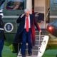 Вашингтонда АҚШ президенти Дональд Трамп бўлган Marine One