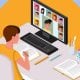The field of online education had already begun to develop