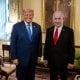 АҚШ президенти Дональд Трамп Исроил бош вазири Биньямин