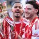 Arsenal midfielder Declan Rice discussed his experience in