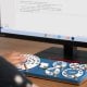Google Япония бўлими дискли телефон услубидаги концептуал