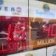 The Powerball lottery, held in the United States of