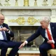 Оқ уйда Германия канцлери Фридрих Мерц билан учрашувда АҚШ