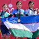 Спортчи Гулҳаё Сатторова 75 километр масофага велоспорт
