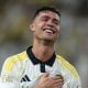 Cristiano Ronaldo could not hold back his emotions after