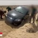 In Navoi region, a driver, attempting to save time,