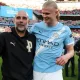 Manchester City striker Erling Haaland has shared a brief