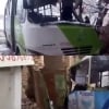 Тошкентда йўловчи автобуси хонадонлардан бирига келиб урилди
