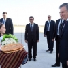 Шавкат Мирзиёев Туркманбоши шаҳрига етиб борди