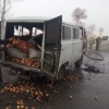 Самарқандда пиёз олиб кетаётган «Буханка» ёниб кетди