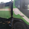 Toshkentda «Maxsustrans» mashinasi yonib ketdi (foto)