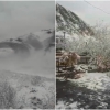 Qamchiq dovonida qor yog‘moqda (video)