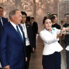 Nazarboyev xalqaro ko‘rgazmaning O‘zbekiston pavilonida